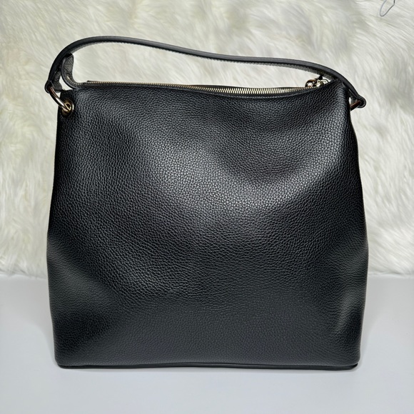 GUCCI 536194 Soho Black Hobo Leather Shoulder Bag - Picture 2 of 15